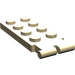 LEGO Zandbruin Scharnier Plaat 2 x 4 met Digger Emmer Houder (3315)