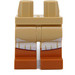 LEGO Tan Hips and Legs with Medium Dark Flesh Leather Boots (104662 / 109181)