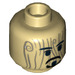 LEGO Tan Jack Sparrow Voodoo Head (Recessed Solid Stud) (3626 / 98485)