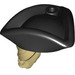 LEGO Bronzer Cheveux Longs avec Queue de cheval et Noir Tricorne Chapeau (67043 / 100927)