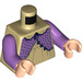 LEGO Tostado Luna Lovegood con Morado y Tostado Parte superior Minifigura Torso (973 / 76382)