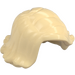 LEGO Beige Mittellanges Haar mit Scheitel und Curled Oben at Ends (20877)