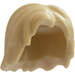 LEGO Tan Mid-Length Tousled Hair with Center Parting (8281 / 88283)