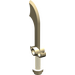LEGO Tan Minifig Sword Scimitar (43887 / 48693)