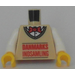 LEGO Tan Minifig Torso with Danmarks Indsamling print (973)