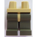 LEGO Tan Minifigure Hips with Dark Gray Legs (3815 / 73200)