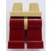 LEGO Bronzer Minifigurine Les hanches avec Rouge Foncé Jambes (3815 / 73200)