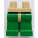 LEGO Tan Minifigure Hips with Green Legs (30464 / 73200)