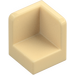 LEGO Tan Panel 1 x 1 Corner with Rounded Corners (6231)