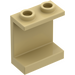 LEGO Zandbruin Paneel 1 x 2 x 2 zonder zijsteunen, holle noppen (4864 / 6268)