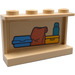 LEGO Tan Panel 1 x 4 x 2 with Bags and Bottle Sticker (14718)