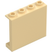 LEGO Beige Panel 1 x 4 x 3 med sidestøtter, hule knops (35323 / 60581)