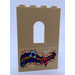 LEGO Tan Panel 1 x 4 x 5 with Window with Musical Note on a Stave and Stars Sticker (60808)
