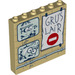 LEGO bronzer Panneau 1 x 6 x 5 avec Minion pictures et &#039;GRU&#039;s LAiR&#039; poster (59349 / 68352)