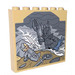 LEGO bronzer Panneau 1 x 6 x 5 avec The Destruction of Sauron Autocollant (59349)