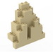 LEGO Beige Paneel 3 x 8 x 7 Felsen Dreieckig (6083)