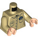 LEGO Tan Park Worker Minifig Torso (973 / 76382)