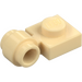 LEGO Tan Plate 1 x 1 with Clip (Thick Ring) (4081 / 41632)