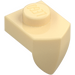 LEGO Beige Piastra 1 x 1 con Downwards Dente (15070)