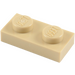 LEGO Beige Platte 1 x 2 (3023)