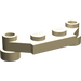 LEGO Beige Platte 1 x 2 mit 1 x 4 Offset Extensions (4590 / 18624)
