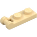 LEGO Beige Platte 1 x 2 mit Ende Stange Griff (60478)