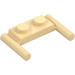 LEGO Tan Plate 1 x 2 with Handles (Low Handles) (3839)