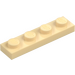 LEGO Beige Platte 1 x 4 (3710)