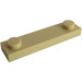 LEGO Tan Plate 1 x 4 with Two Studs without Groove (92593)