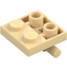 LEGO Tan Plate 2 x 2 with Bottom Bar (5066)