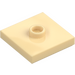 LEGO Beige Platte 2 x 2 mit Nut und 1 Mitte Noppe (23893 / 87580)