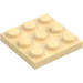 LEGO Tan Plate 3 x 3 (11212)