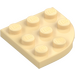 LEGO Tan Plate 3 x 3 Round Corner (30357)