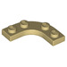 LEGO Tan Plate 3 x 3 Rounded Corner (68568)