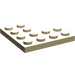 LEGO Zandbruin Plaat 4 x 4 Hoek (2639)