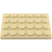 LEGO Tan Plate 4 x 6 (3032)