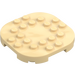 LEGO Beige Piastra 6 x 6 x 0.7 Rotondo Semicircle (66789)