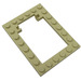 LEGO Tan Plate 6 x 8 Trap Door Frame Recessed Pin Holders (30041)