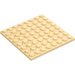 LEGO Beige Plade 8 x 8 (41539 / 42534)