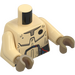 LEGO Beige Professor Huyang Minifigur Torso (973 / 76382)