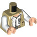 LEGO Tan Robert Muldoon Minifig Torso (973 / 76382)