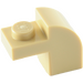LEGO bronzer Pente 1 x 2 x 1.3 Incurvé avec assiette (6091 / 32807)