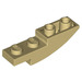 LEGO Tan Slope 1 x 4 Curved Inverted (13547)