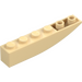 LEGO Beige Skråning 1 x 6 Buet Omvendt (41763 / 42023)