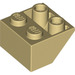 LEGO bronzer Pente 2 x 2 (45°) Inversé avec entretoise plate en dessous (3660)