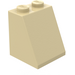 LEGO Beige Schrägstein 2 x 2 x 2 (65°) ohne Unterrohr (3678 / 45676)