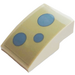 LEGO Tan Slope 2 x 3 Curved with Gray Dots Sticker (24309)
