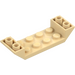 LEGO Tan Slope 2 x 6 (45°) Double Inverted with Open Center (22889)