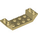 LEGO Tan Slope 2 x 6 (45°) Double Inverted with Open Center (22889)