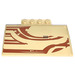 LEGO Tan Slope 5 x 8 x 0.7 Curved with Wookiee Gunship front (left) Sticker (15625)